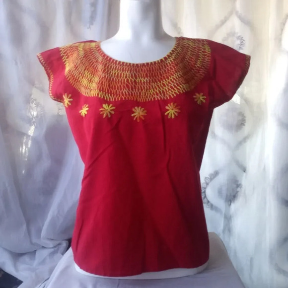 *Mexican embroidery top size small and medium ( bag A ) - Picture 1 of 3